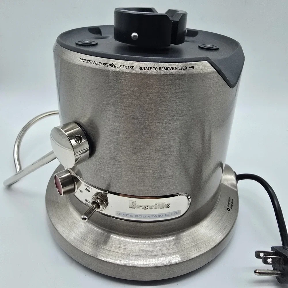Breville 800JEXL Juice Fountain Elite Motor Base Brushed Stainless Steel
